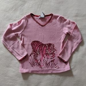 Vintage Y2K Tiger Long-sleeve Shirt
